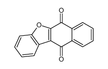 6,11-Dihydrobenzo[b]naphtho[2,3-d]furan-6,11-dione结构式