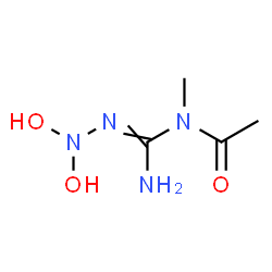 Acetamide, N-[(2,2-dihydroxyhydrazino)iminomethyl]-N-methyl- (9CI)结构式
