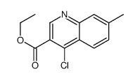 ethyl 4-chloro-7-methylquinoline-3-carboxylate Structure