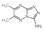 s-Triazolo[4,3-B]-as-triazine, 3-amino-6,7-dimethyl-结构式