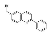 6-(bromomethyl)-2-phenylquinoline Structure