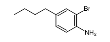 2-bromo-4-butylaniline结构式