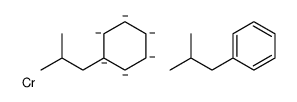 chromium,2-methylpropylbenzene,2-methylpropylcyclohexane Structure