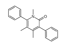 1,4,5-Trimethyl-3,6-diphenyl-2(1H)-pyridinone Structure
