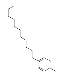 2-methyl-5-undecylpyridine structure