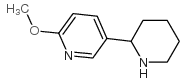 2-METHOXY-5-(2-PIPERIDINYL)PYRIDINE Structure