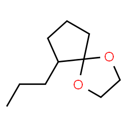 1,4-Dioxaspiro[4.4]nonane,6-propyl-(9CI) structure