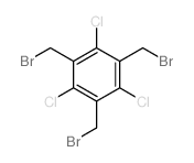 1,3,5-tris(bromomethyl)-2,4,6-trichloro-benzene结构式