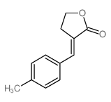 2(3H)-Furanone,dihydro-3-[(4-methylphenyl)methylene]- Structure