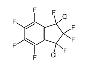 1,3-dichloro-1,2,2,3,4,5,6,7-octafluoroindene结构式