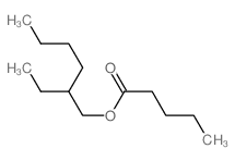 Pentanoic acid, 2-ethylhexyl ester structure