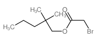 Aceticacid, 2-bromo-, 2,2-dimethylpentyl ester structure