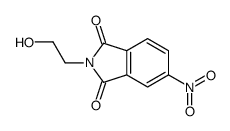 2-(2-hydroxyethyl)-5-nitroisoindole-1,3-dione结构式