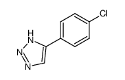 4-(4-chlorophenyl)-1H-1,2,3-triazole结构式