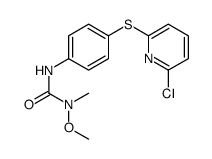 3-[4-(6-chloropyridin-2-yl)sulfanylphenyl]-1-methoxy-1-methylurea结构式