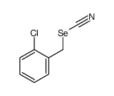 (2-chlorophenyl)methyl selenocyanate Structure