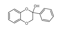 2,3-dihydro-2-hydroxy-2-phenyl-1,4-benzodioxin结构式