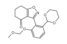 3-(2-(1,3-dioxan-2-yl)-6-(methoxymethoxy)phenyl)-6,7-dihydrobenzo[d]isoxazol-4(5H)-one Structure