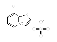8-chloro-[1,3]thiazolo[3,2-a]pyridin-4-ium,perchlorate Structure