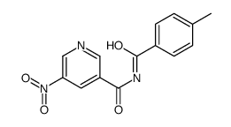 N-(4-methylbenzoyl)-5-nitropyridine-3-carboxamide Structure