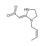 1-but-2-enyl-2-(nitromethylidene)imidazolidine结构式