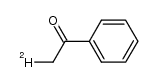 α-deuterioacetophenone结构式