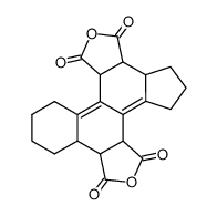 Δ8(14),9-dodecahydro-cyclopenta[a]phenanthrene-6,7,11,12-tetracarboxylic acid-6,7,11,12-dianhydride结构式