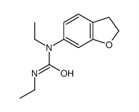 1-(2,3-dihydro-1-benzofuran-6-yl)-1,3-diethylurea结构式