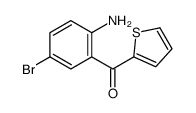 (2-amino-5-bromophenyl)-thiophen-2-ylmethanone Structure