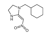 1-(cyclohexylmethyl)-2-(nitromethylidene)imidazolidine结构式