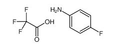 4-fluoroaniline,2,2,2-trifluoroacetic acid Structure