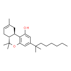 (6aR,10aR)-3-(1,1-Dimethylheptyl)-6,6,9-trimethyl-6a,7,10,10a-tetrahydro-6H-dibenzo[b,d]pyran-1-ol structure