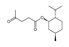 (1R,2S,5R)-2-isopropyl-5-methylcyclohexyl 4-oxopentanoate结构式