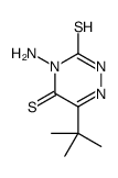 4-amino-6-tert-butyl-2H-1,2,4-triazine-3,5-dithione结构式