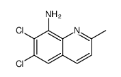 6,7-dichloro-2-methylquinolin-8-amine Structure