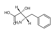 (2R,3S)-3-amino-2-hydroxy-4-phenylbutanoic acid structure