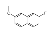 Naphthalene, 2-fluoro-7-methoxy- (9CI) Structure