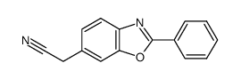 (2-phenyl-benzooxazol-6-yl)-acetonitrile结构式