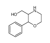 (2-phenylmorpholin-3-yl)methanol结构式