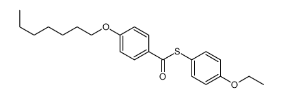 S-(4-ethoxyphenyl) 4-heptoxybenzenecarbothioate Structure