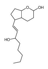 5-(3-hydroxyoct-1-enyl)-2,3,4,4a,5,6,7,7a-octahydrocyclopenta[b]pyran-2-ol结构式