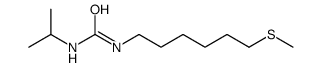 1-(6-methylsulfanylhexyl)-3-propan-2-ylurea结构式