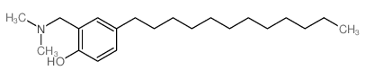 2-(dimethylaminomethyl)-4-dodecyl-phenol structure