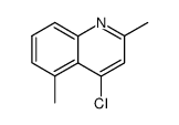 4-Chloro-2,5-dimethylquinoline Structure