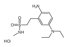 2-[2-amino-5-(diethylamino)phenyl]-N-methylethanesulfonamide,hydrochloride Structure