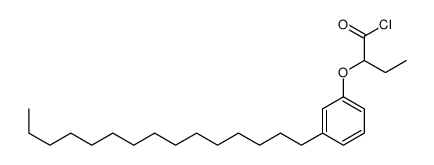 2-(3-pentadecylphenoxy)butanoyl chloride结构式