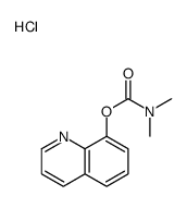 quinolin-1-ium-8-yl N,N-dimethylcarbamate,chloride Structure