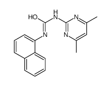 1-(4,6-dimethylpyrimidin-2-yl)-3-naphthalen-1-ylurea Structure