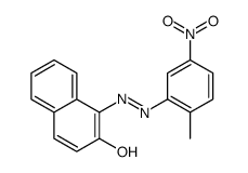 1-[(2-Methyl-5-nitrophenyl)diazenyl]-2-naphthol structure