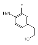 Benzeneethanol, 4-amino-3-fluoro- (9CI) Structure